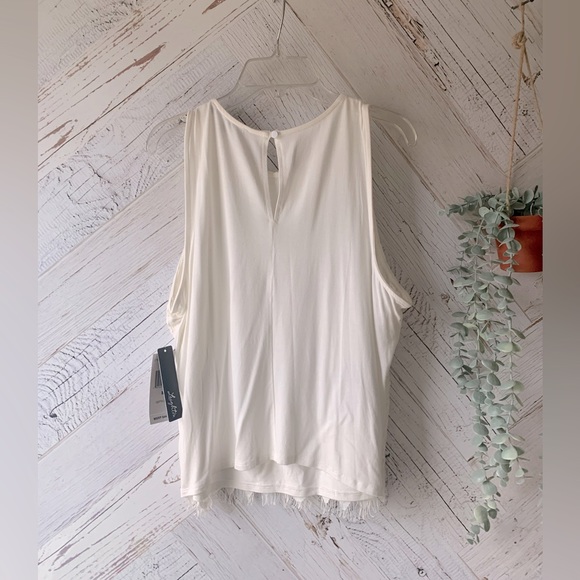 Leighton Lace-overlay Eyelash-fringe Blouse - Picture 3 of 14